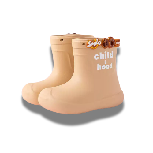 Bottes de pluie fille avec des dessins animés