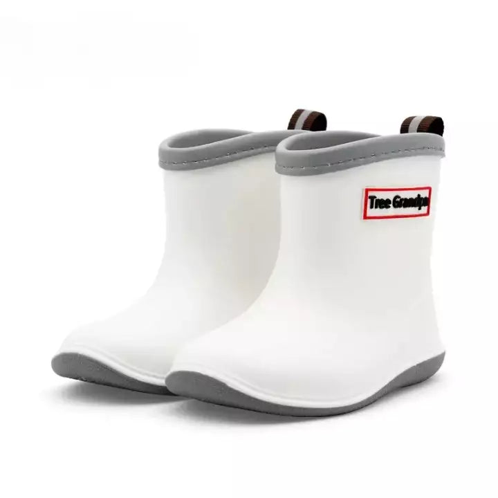 Bottes de pluie garcon blanche