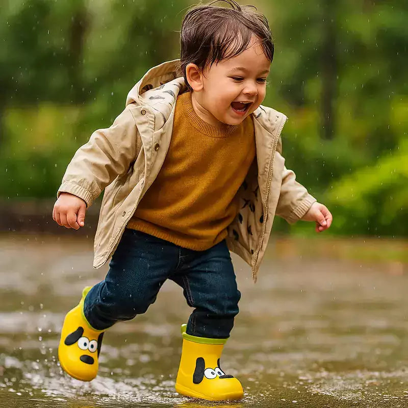 Bottes de pluie garçon motif chien